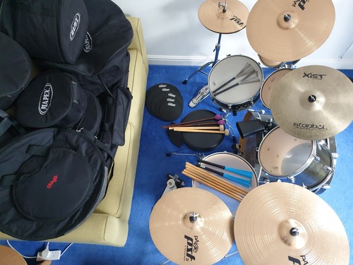Mapex horizon drum kit with - horizon,